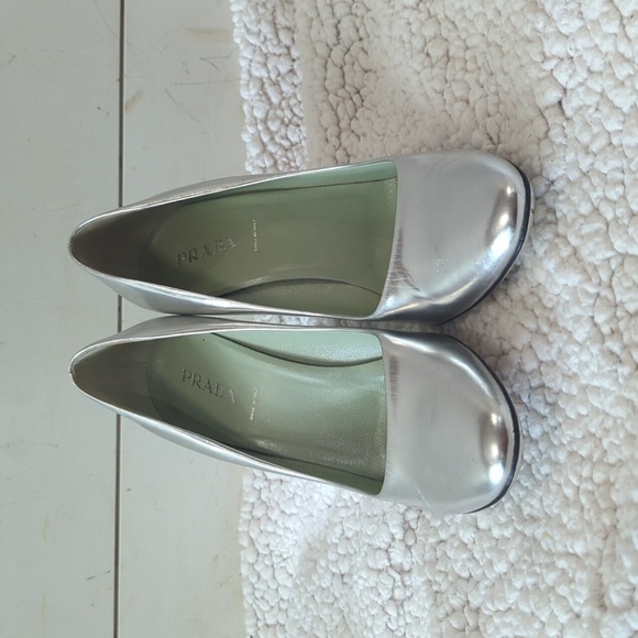 Prada silver wedges - Picture 1 of 7